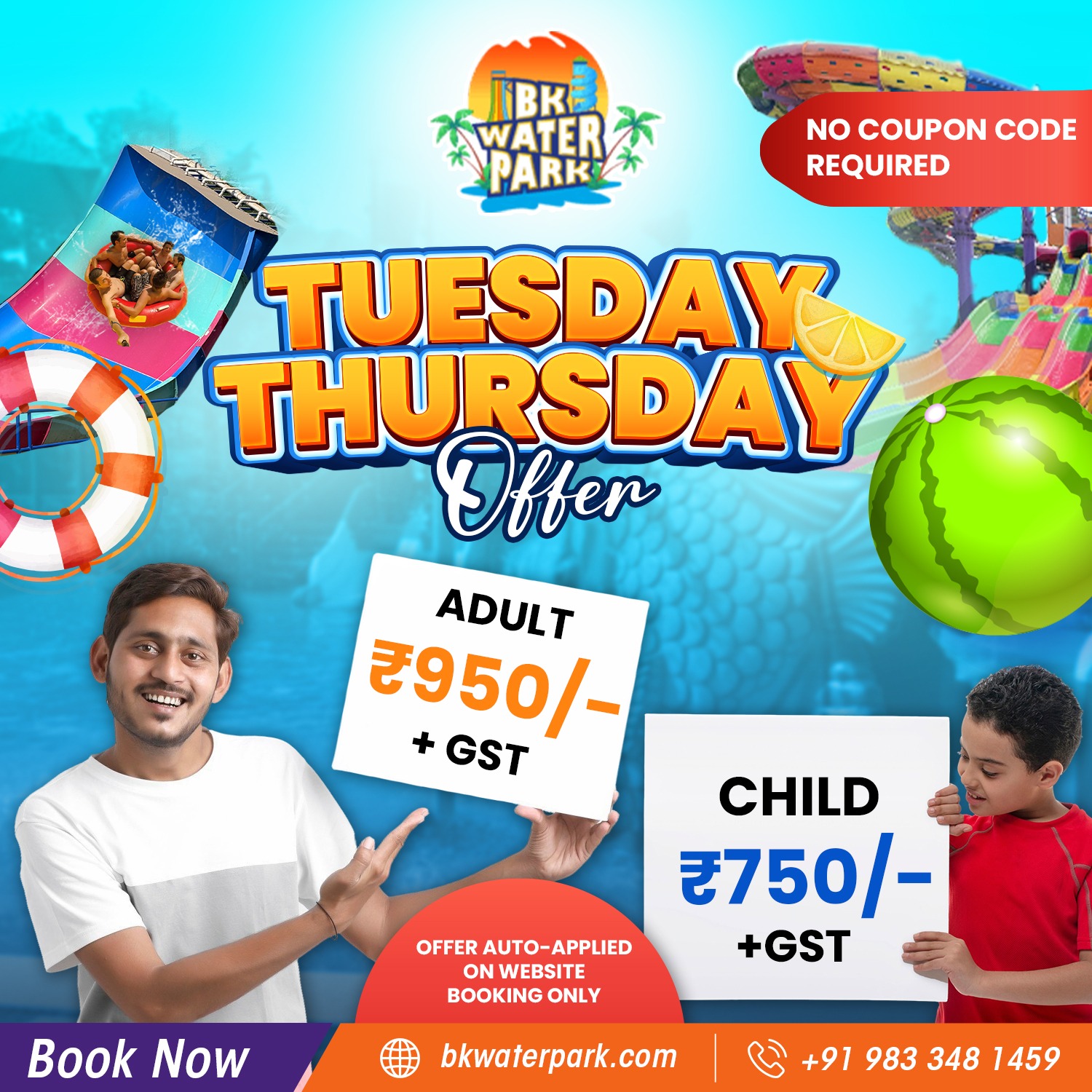 Tuesday and Thirsday Offer